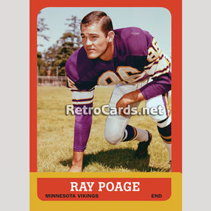 1963T Ray Poage Minnesota Vikings