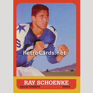 1963T Ray Schoenke Dallas Cowboys