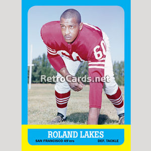 1963T Roland Lakes San Francisco 49ers