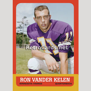 1963T Ron Vander Kelen Minnesota Vikings