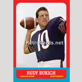 1963T-Rudy-Bukich-Chicago-Bears