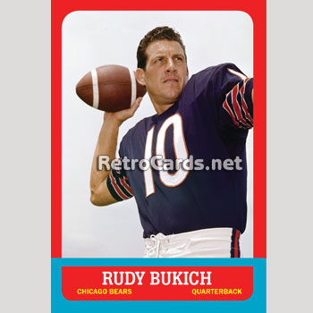 1963T-Rudy-Bukich-Chicago-Bears