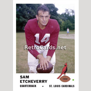 1961F Sam Etcheverry St. Louis Cardinals