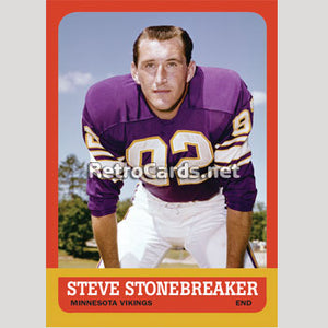 1963T Steve Stonebreaker Minnesota Vikings