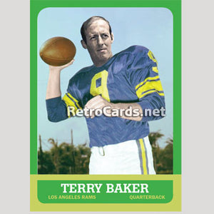 1963T Terry Baker Los Angeles Rams