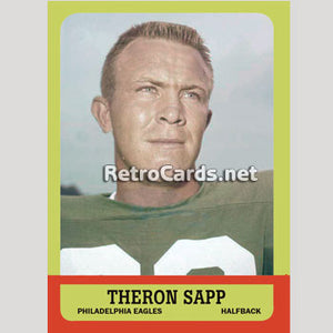 1963T Theron Sapp Philadelphia Eagles