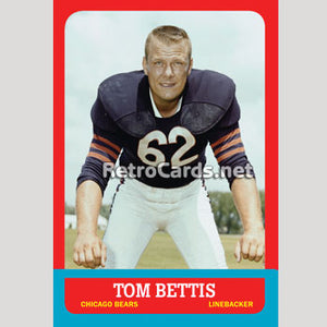 1963T Tom Bettis Chicago Bears