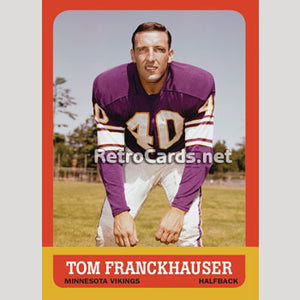 1963T Tom Franckhauser Minnesota Vikings