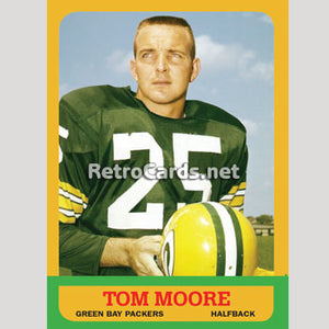 1963T Tom Moore Green Bay Packers