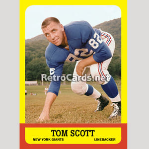 1963T Tom Scott New Your Giants