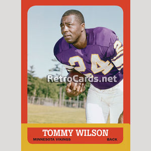 1963T Tom Wilson Minnesota Vikings
