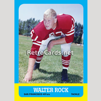 1963T Walt Rock San Francisco 49ers – RetroCards