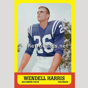 1963T Wendell Harris Baltimore Colts