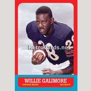 1963T Willie Galimore Chicago Bears