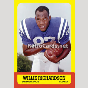 1963T Willie Richardson Baltimore Colts