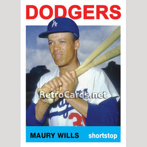 1964T Maury Wills Los Angeles Dodgers