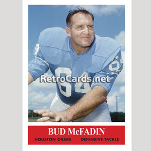 1964P Bud McFadin Houston Oilers