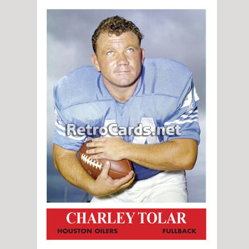 Charley Tolar Football Cards