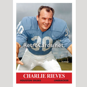 1964P Charlie Rieves Houston Oilers