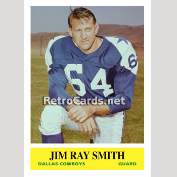 1964P Jim Ray Smith Dallas Cowboys – RetroCards