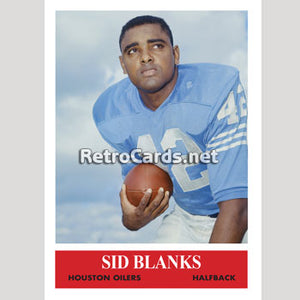 1964P Sid Blanks Houston Oilers