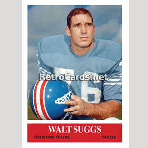 1964P Walt Suggs Houston Oilers