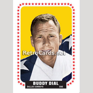 1964T Buddy Dial Dallas Cowboys