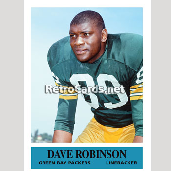 1964P Dave Robinson Green Bay Packers – RetroCards