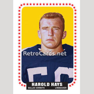 1964T Harold Hays Dallas Cowboys