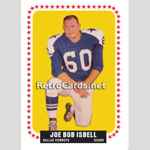 1964T Joe Bob Isbell Dallas Cowboys