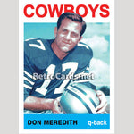 1964T-MLB-Don-Meredith-Dallas-Cowboys