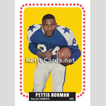 1970T Pettis Norman Dallas Cowboys – RetroCards