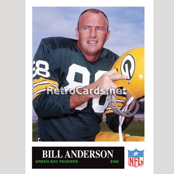 1966PB Bill Anderson Green Bay Packers – RetroCards