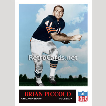 1967P Brian Piccolo Chicago Bears – RetroCards