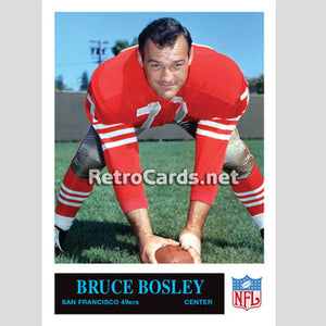 1965P Bruce Bosley San Francisco 49ers