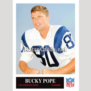 1965P Bucky Pope Los Angeles Rams