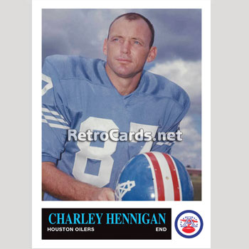 1964P Houston Oilers RetroCards Set