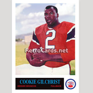 1965P Cookie Gilchrist Denver Broncos