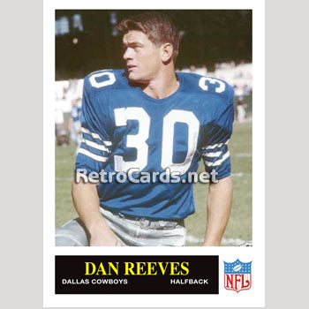 1965P Dan Reeves Dallas Cowboys – RetroCards