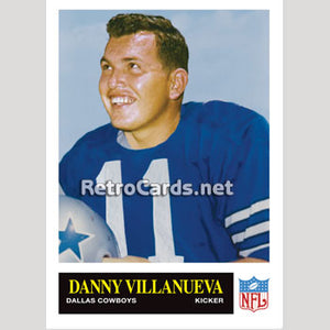 1965P Danny Villanueva Dallas Cowboys