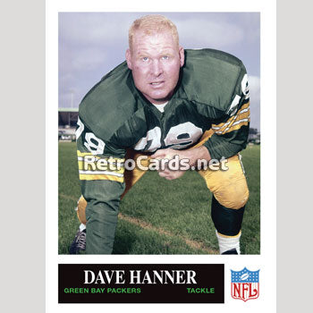 1965P Dave Hanner Green Bay Packers – RetroCards