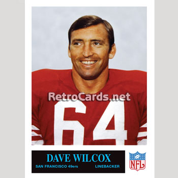 1965P Dave Wilcox San Francisco 49ers – RetroCards