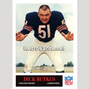 1965P Dick Butkus Chicago Bears