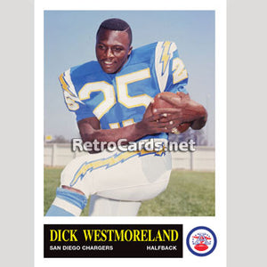 1965P Dick Westmoreland San Diego Chargers