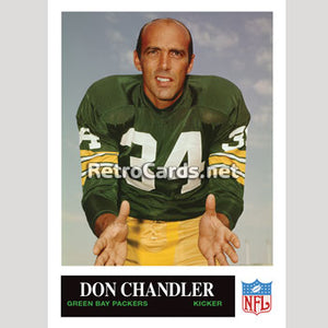 1965P Don Chandler Green Bay Packers