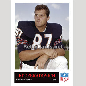 1965P Ed O'Bradovich Chicago Bears