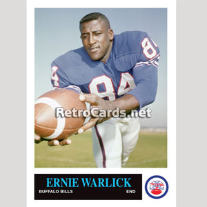 1965P Ernie Warlick Buffalo Bills