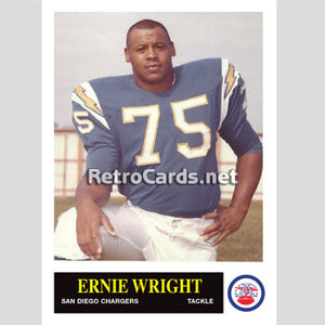 1965P Ernie Wright San Diego Chargers