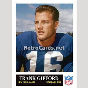 1965P Frank Gifford New York Giants