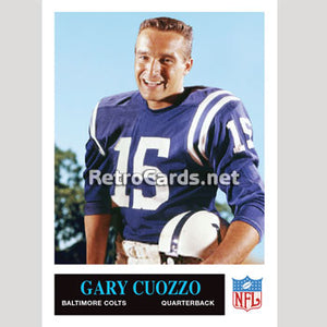 1965P Gary Cuozzo Baltimore Colts